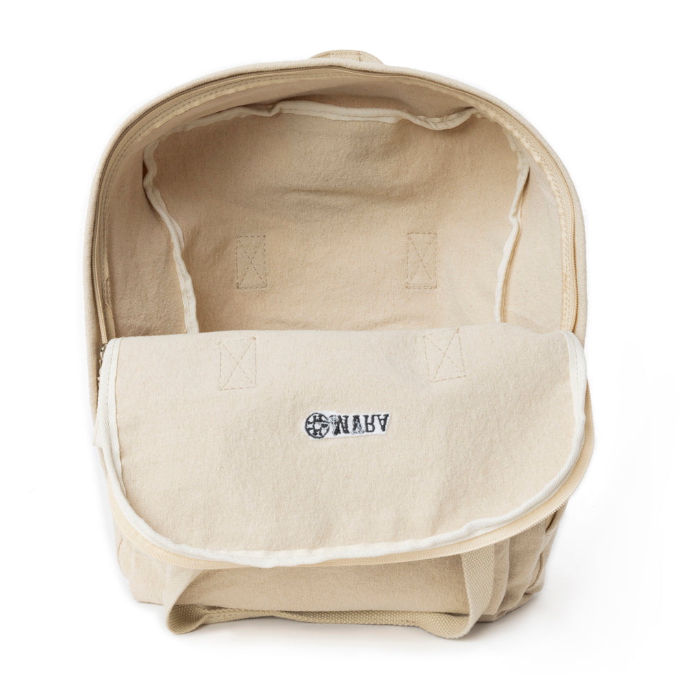 Pioneer Trek Canvas Backpack Bag - Beige