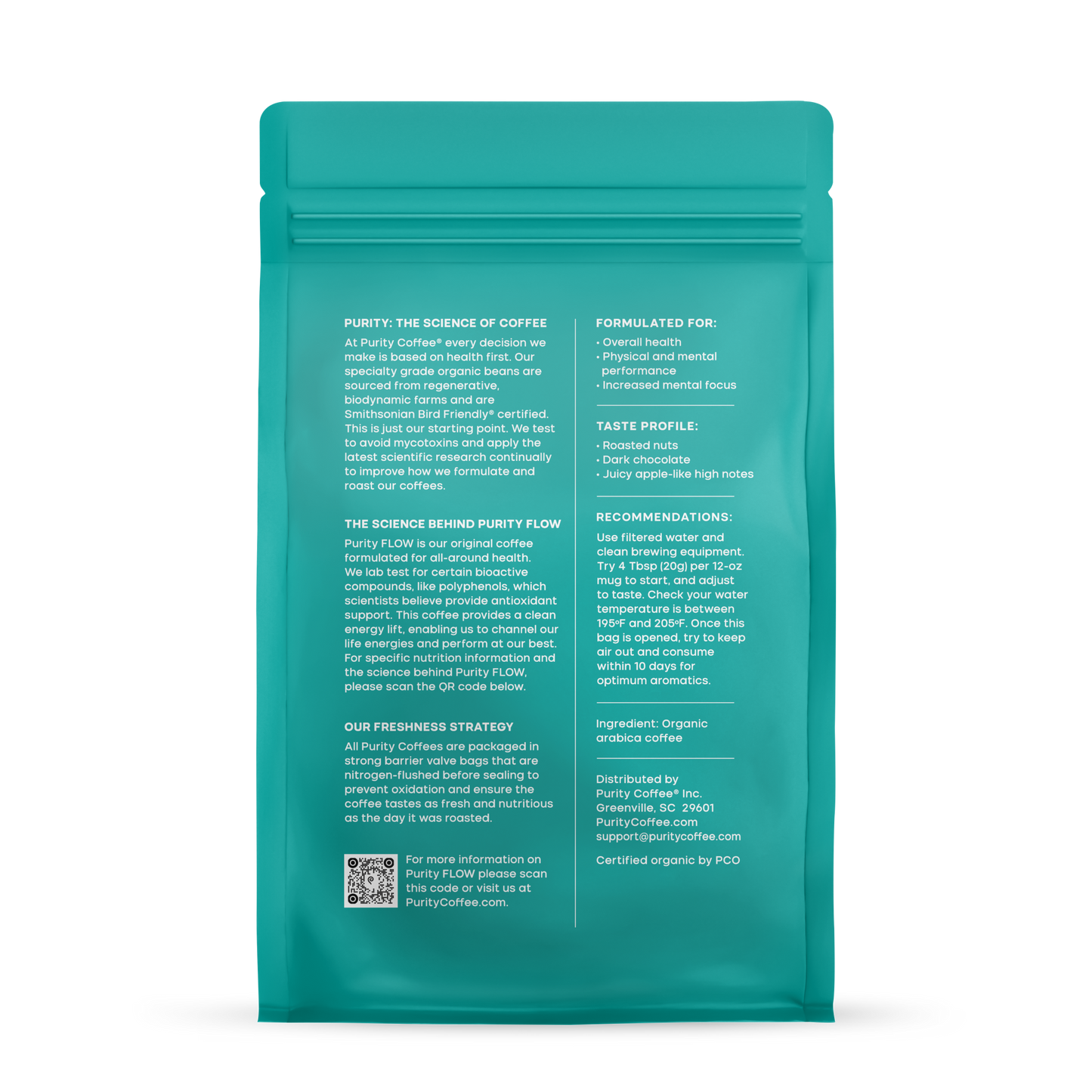 Organic Medium Roast Whole Bean Coffee – Flow