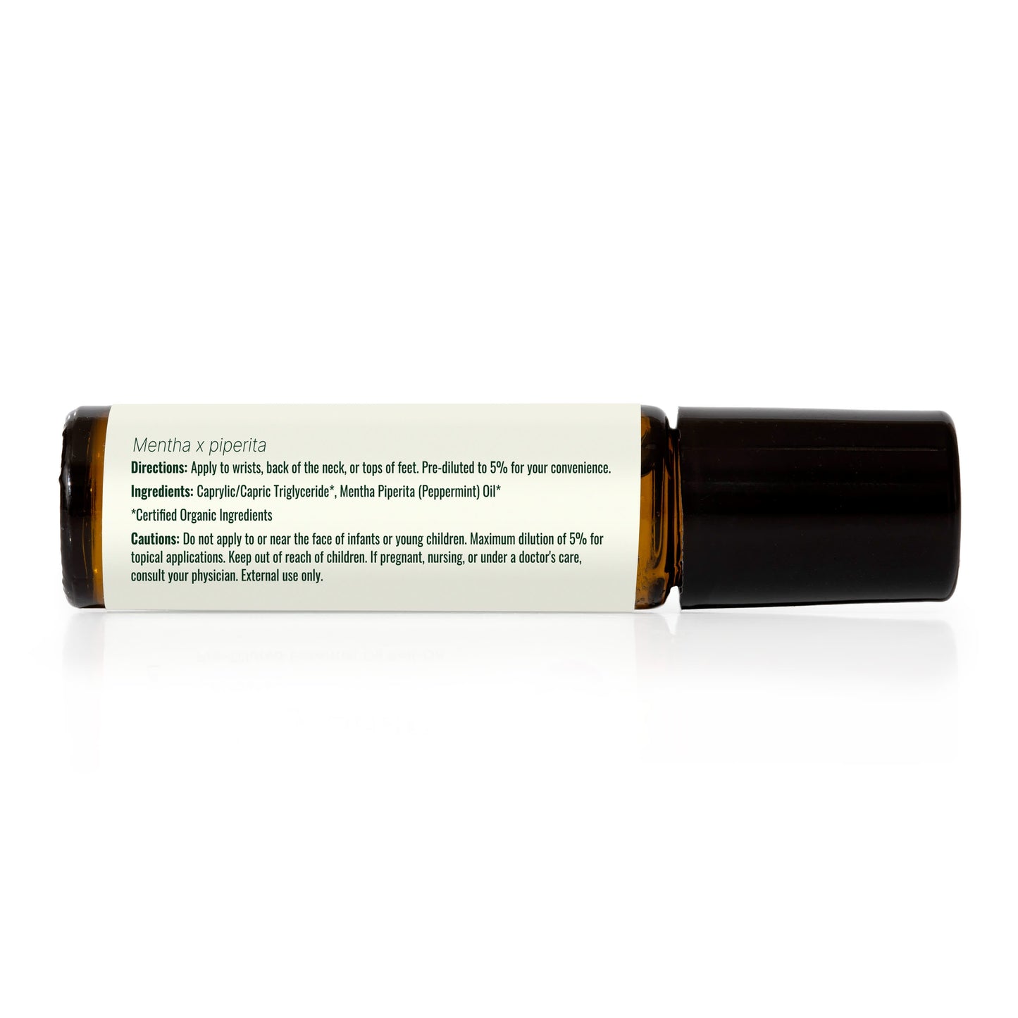 Organic Peppermint Essential Oil Roll-On (Pre-Diluted)