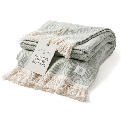 Organic Cotton Throw Blanket