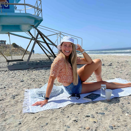 Organic Cotton Sunset Beach Towels