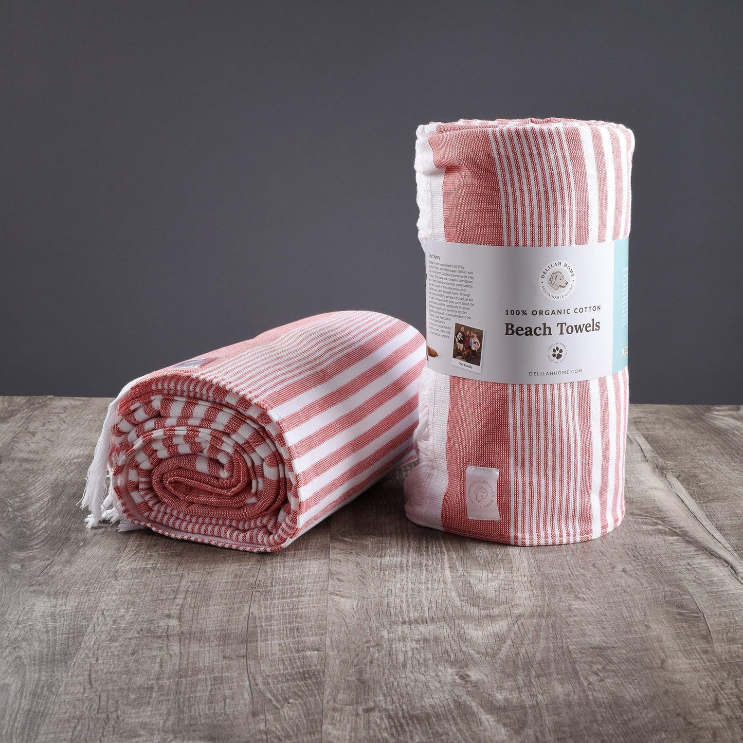 Organic Cotton Sunset Beach Towels