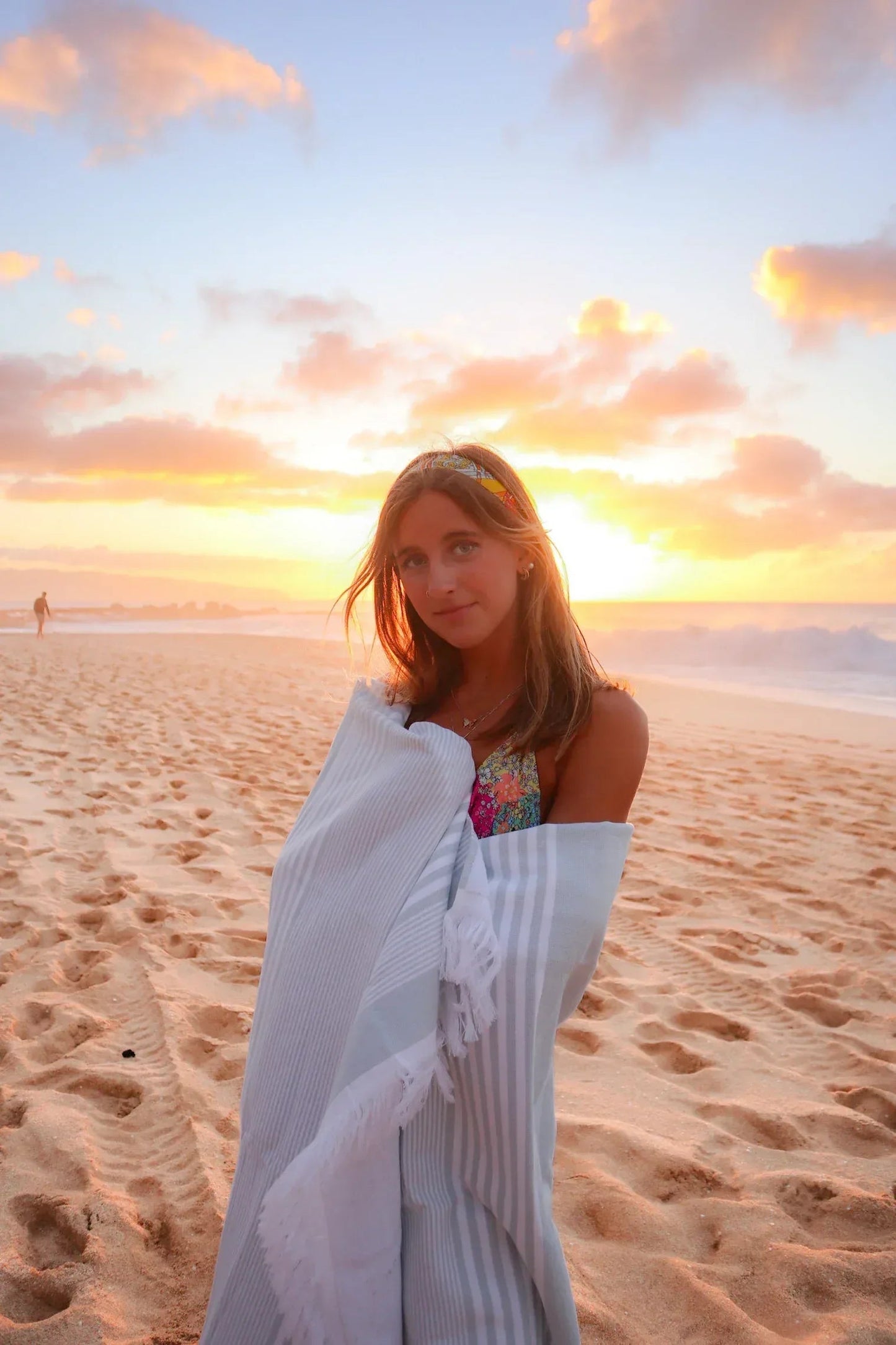 Organic Cotton Sunset Beach Towels