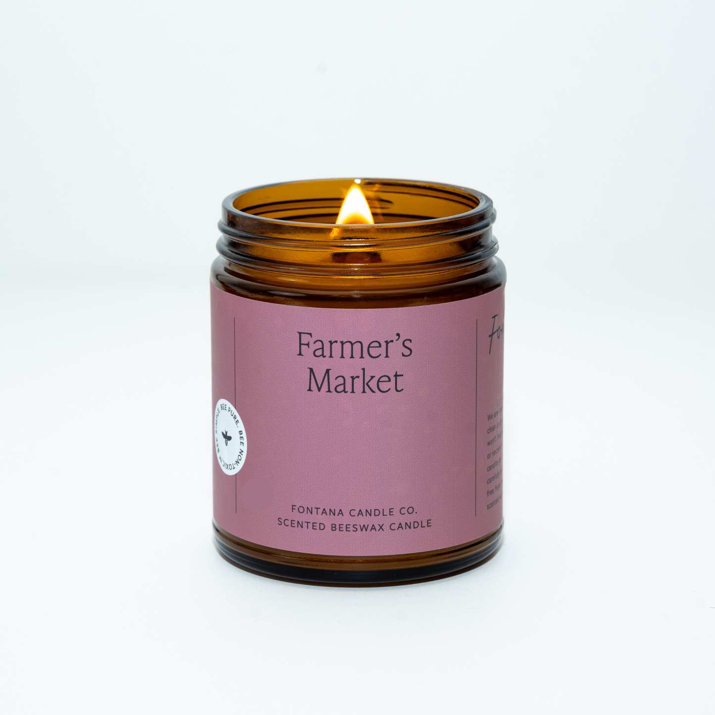 Farmer's Market Beeswax Candle