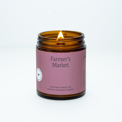 Farmer's Market Beeswax Candle
