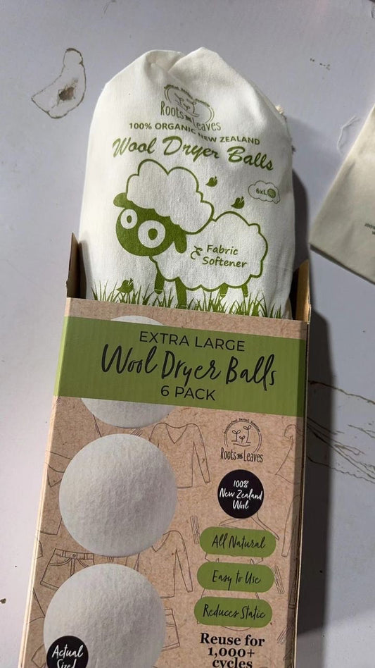 Organic New Zealand Wool Dryer Balls