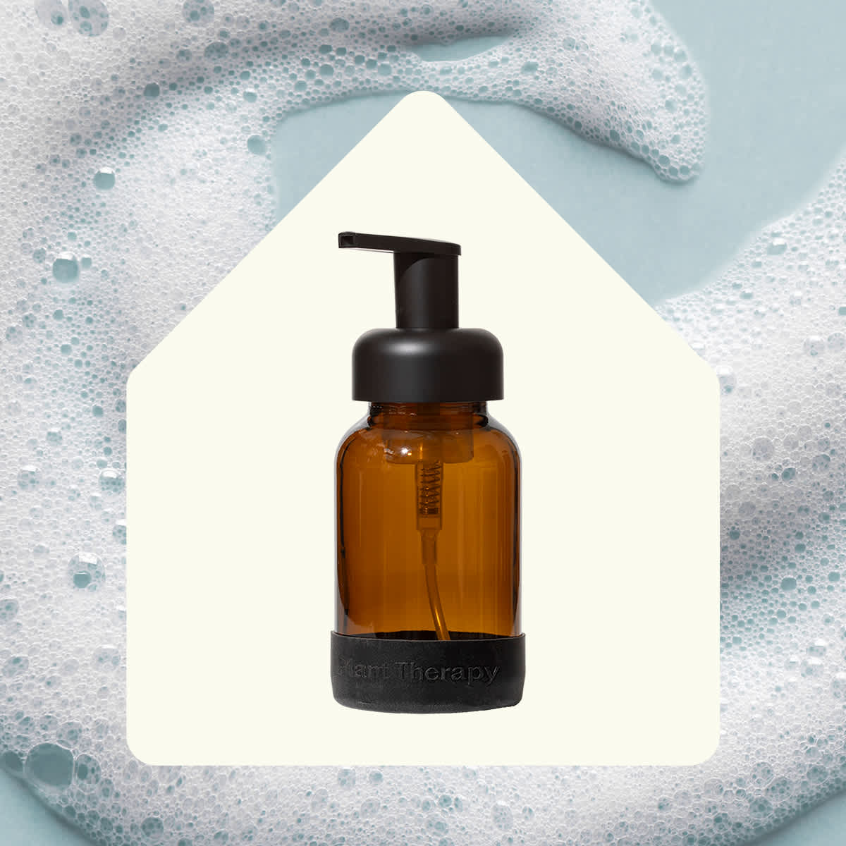 Glass Foaming Soap Dispenser with Silicone Sleeve