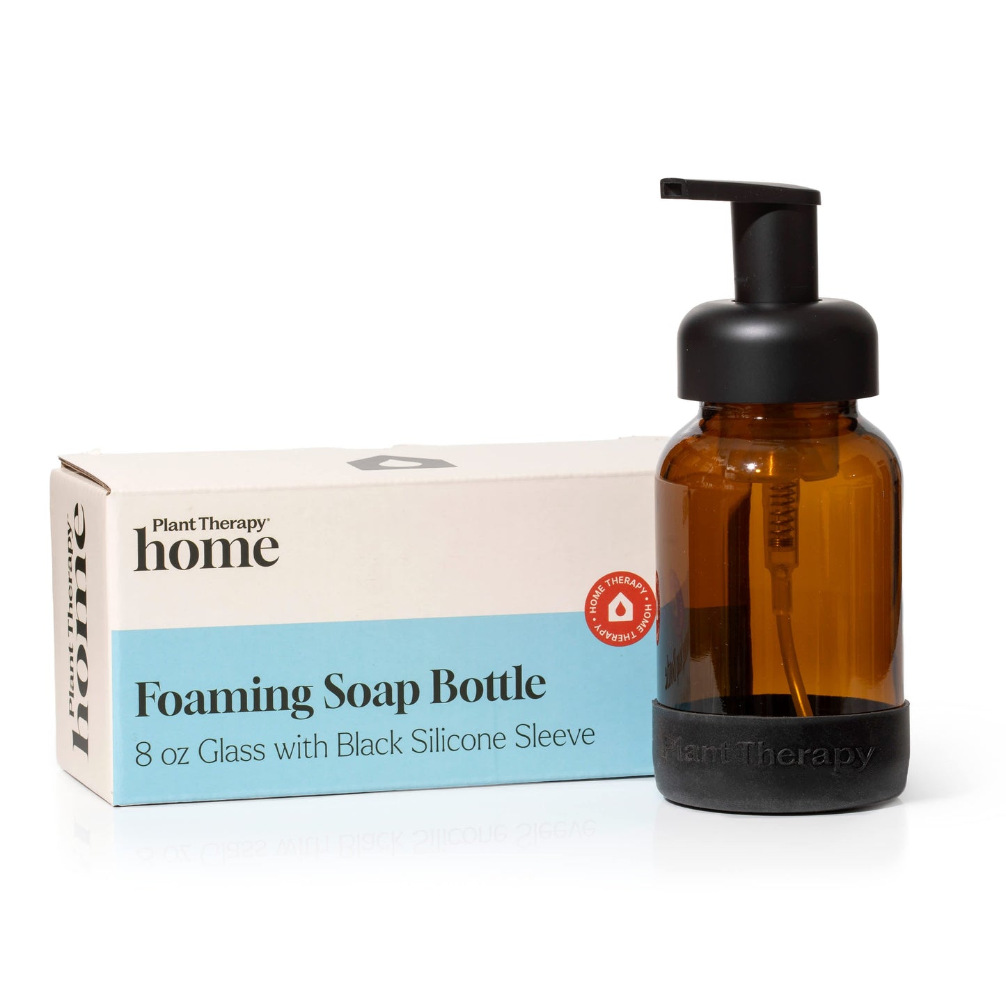 Glass Foaming Soap Dispenser with Silicone Sleeve