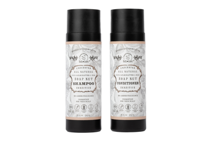 Unscented Soapnut Shampoo & Conditioner Set