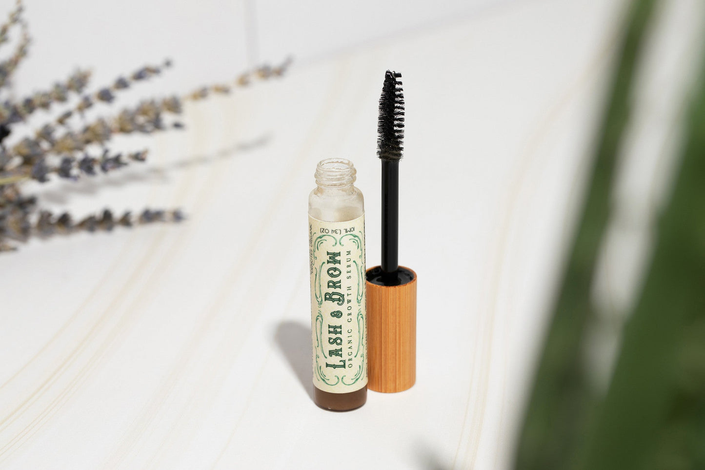 Organic Lash & Brow Serum – Castor Oil & Pearl Powder