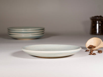 Handmade Ceramic Latte & Cappuccino Cup – Light Blue