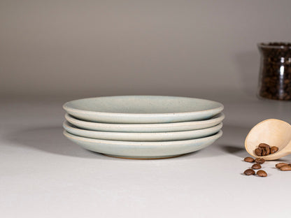 Handmade Ceramic Latte & Cappuccino Cup – Light Blue