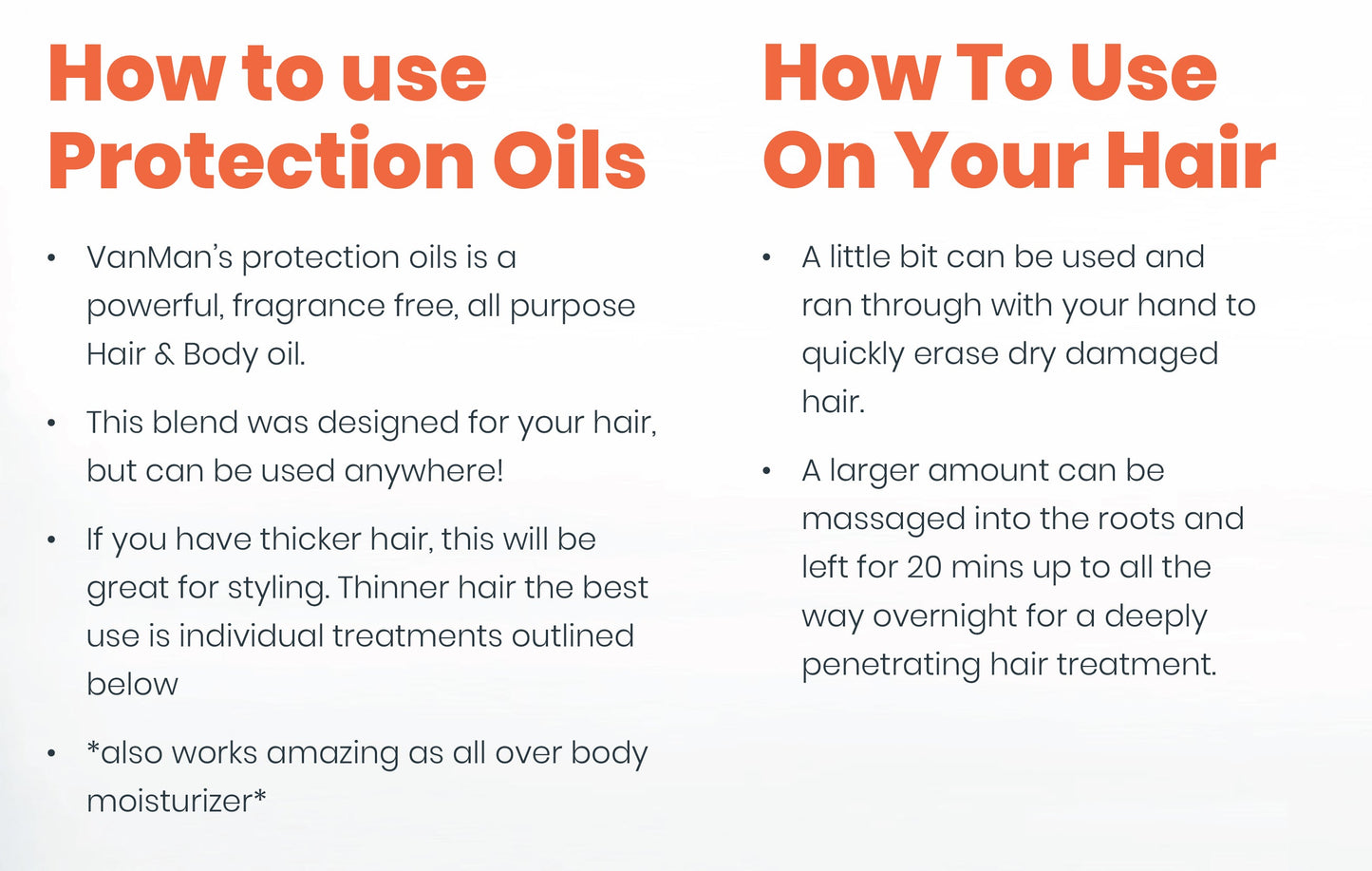 Protection Oils Hair Serum