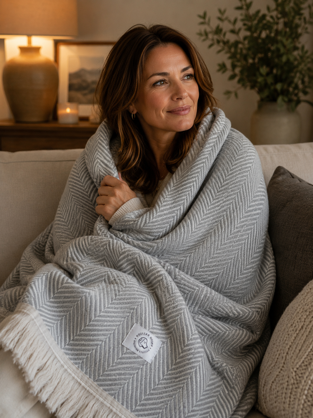 Organic Cotton Throw Blanket