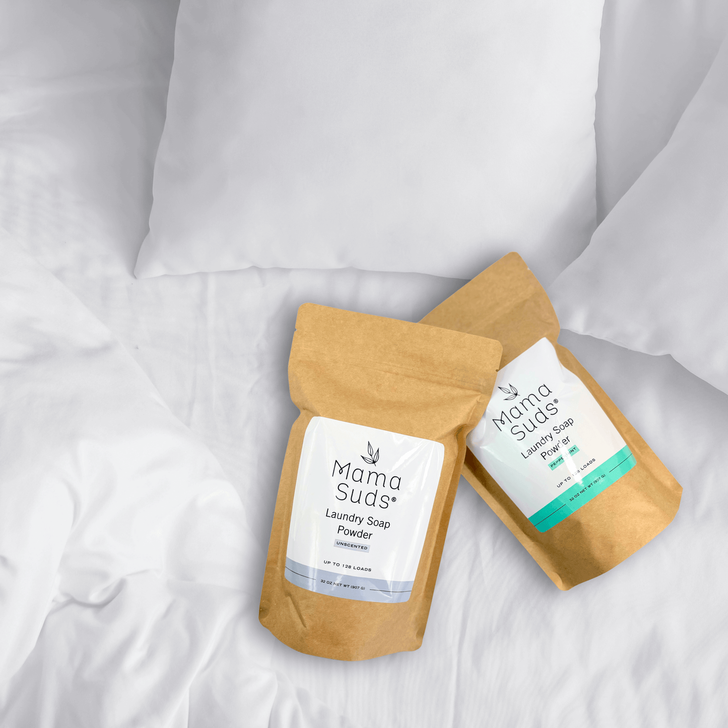 Natural Laundry Soap Powder - Peppermint & Unscented