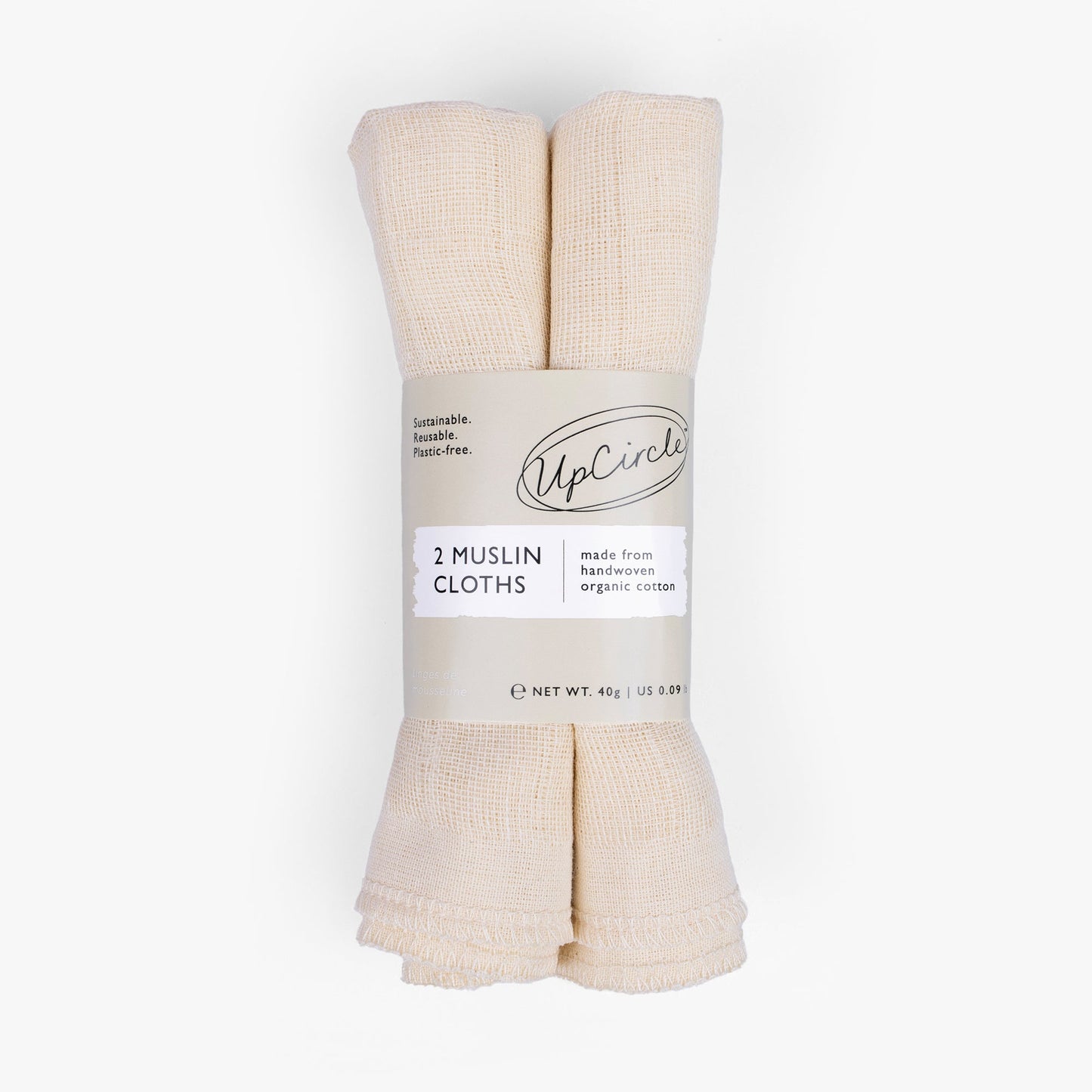 Organic Cotton Muslin Facial Cloths