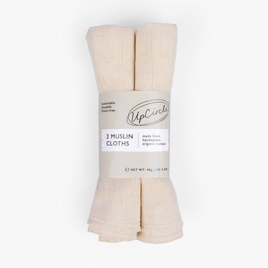 Organic Cotton Muslin Facial Cloths