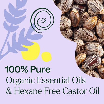 Organic Lavender & Frankincense Castor Body Oil Roll-On