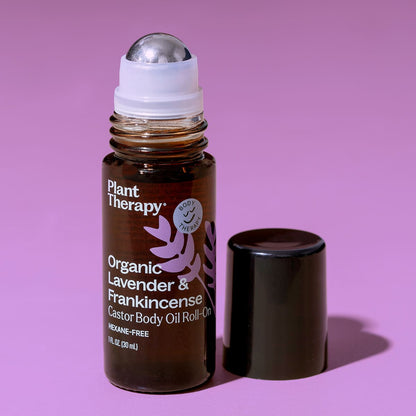 Organic Lavender & Frankincense Castor Body Oil Roll-On
