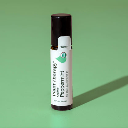 Organic Peppermint Essential Oil Roll-On (Pre-Diluted)