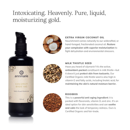 Coconut Body Oil – Herbal Infusion