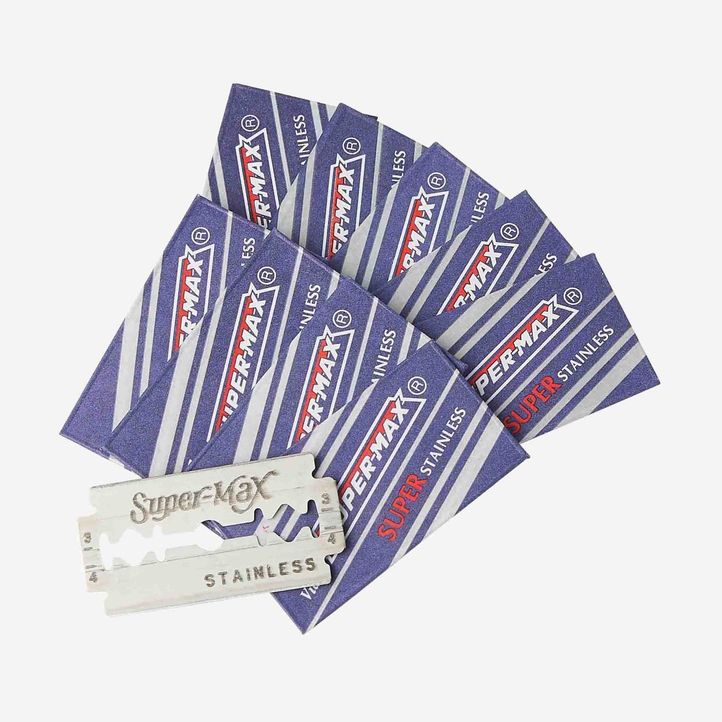 Stainless Steel Safety Razor Blade Refills – Pack of 10