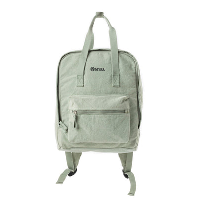 Pioneer Trek Canvas Backpack Bag - Light Green