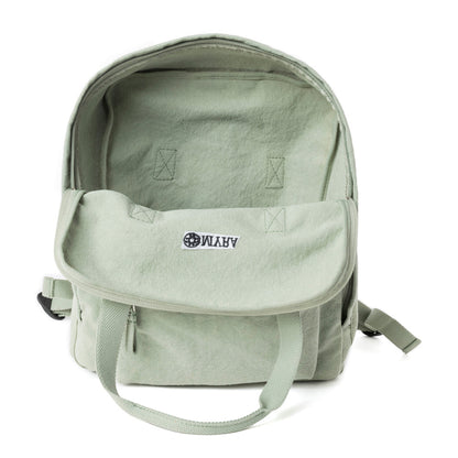 Pioneer Trek Canvas Backpack Bag - Light Green