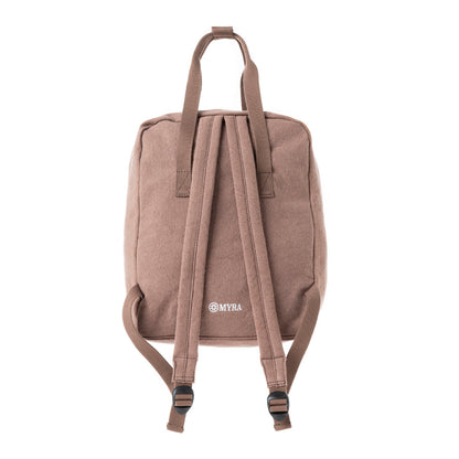 Pioneer Trek Canvas Backpack Bag - Brown