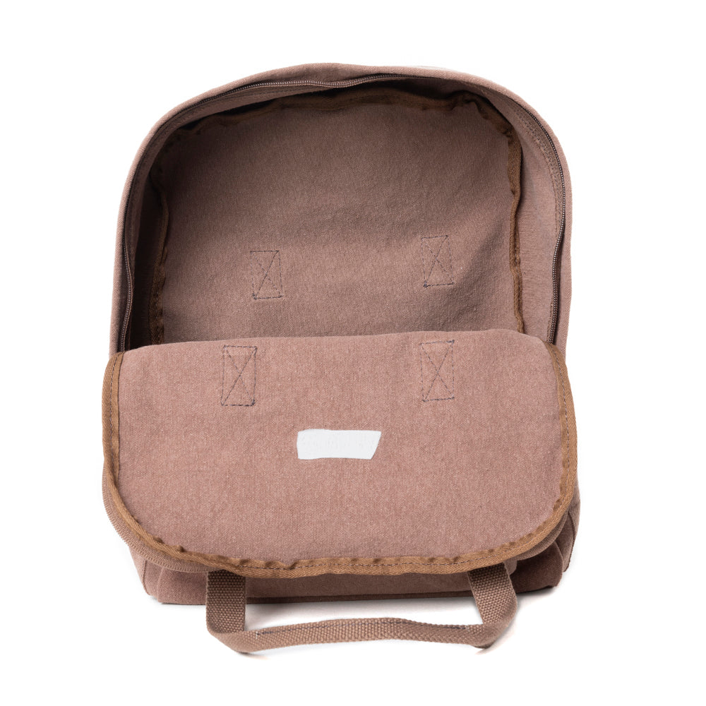 Pioneer Trek Canvas Backpack Bag - Brown