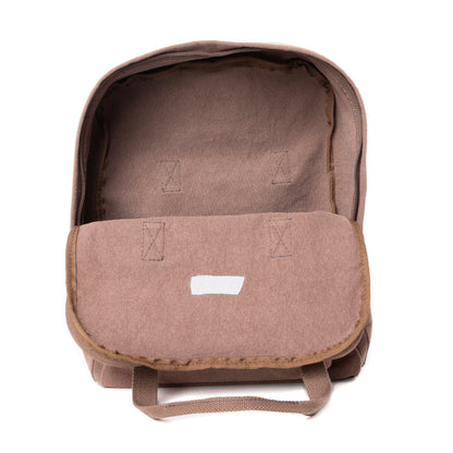 Pioneer Trek Canvas Backpack Bag - Brown