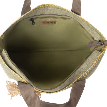 Willow Wanderer Tote Bag – Willow Green