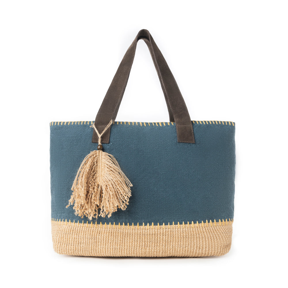 Willow Wanderer Tote Bag – Sage Blue