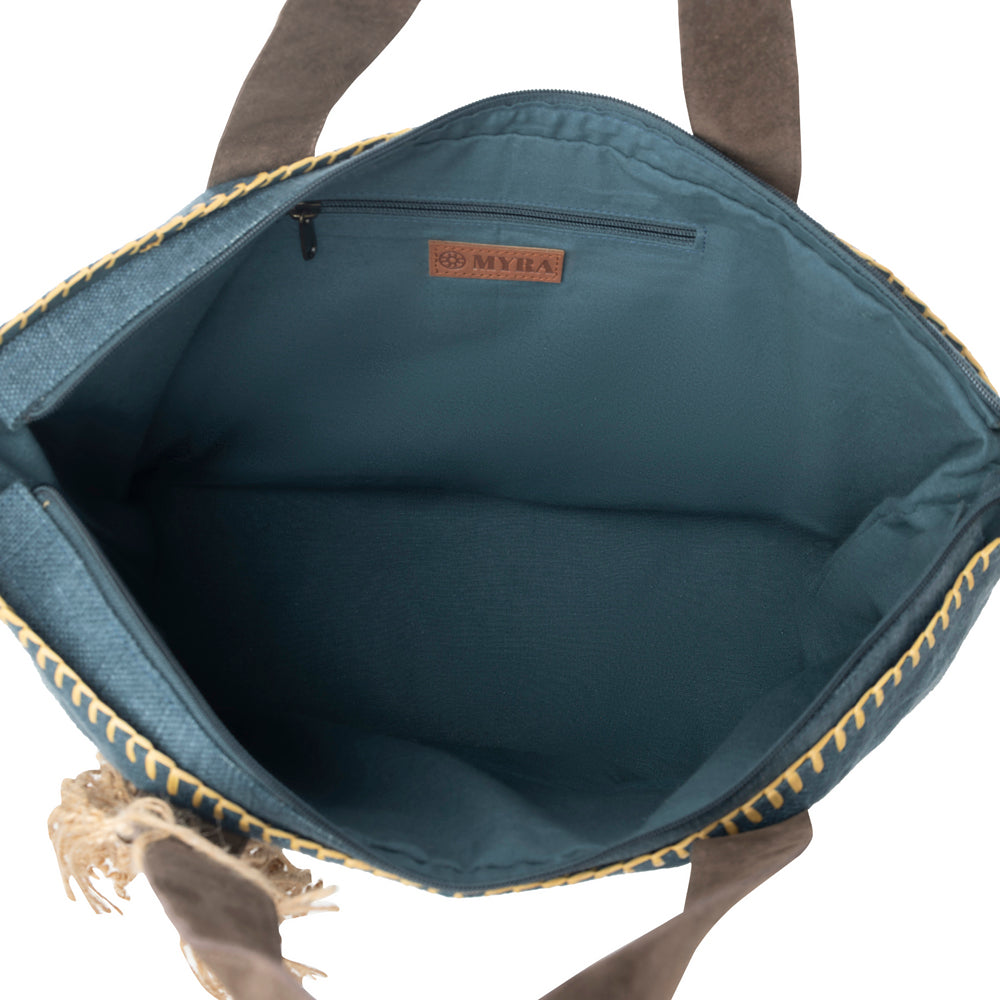 Willow Wanderer Tote Bag – Sage Blue