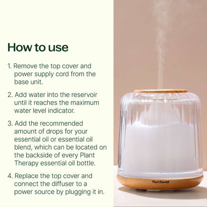 Serenity Glass Aromatherapy Diffuser