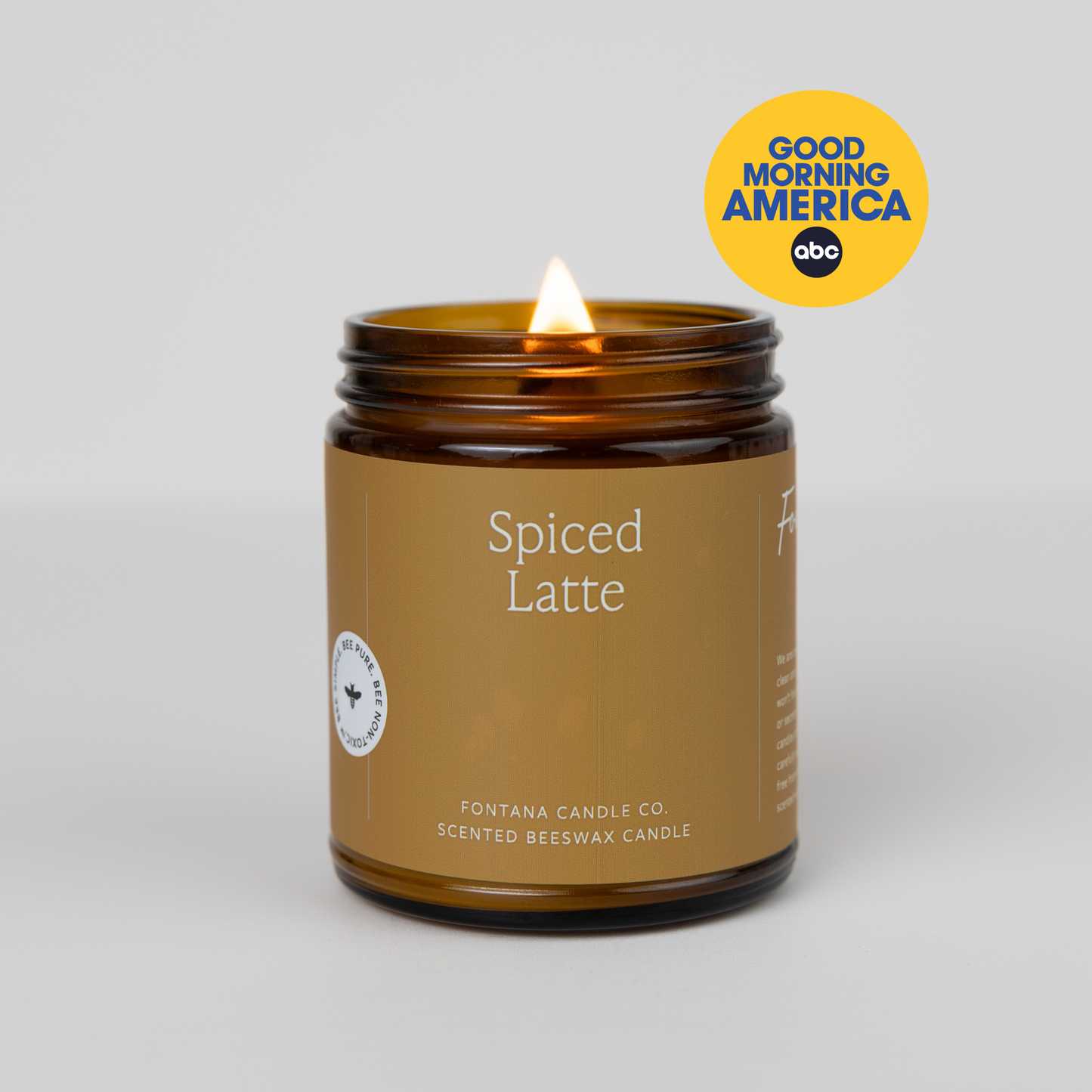 Spiced Latte Beeswax Candle