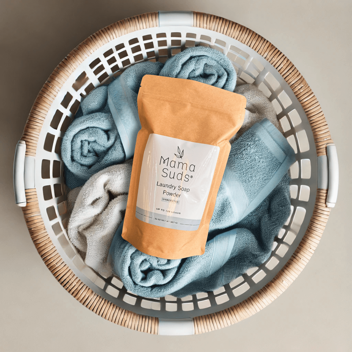 Natural Laundry Soap Powder - Peppermint & Unscented