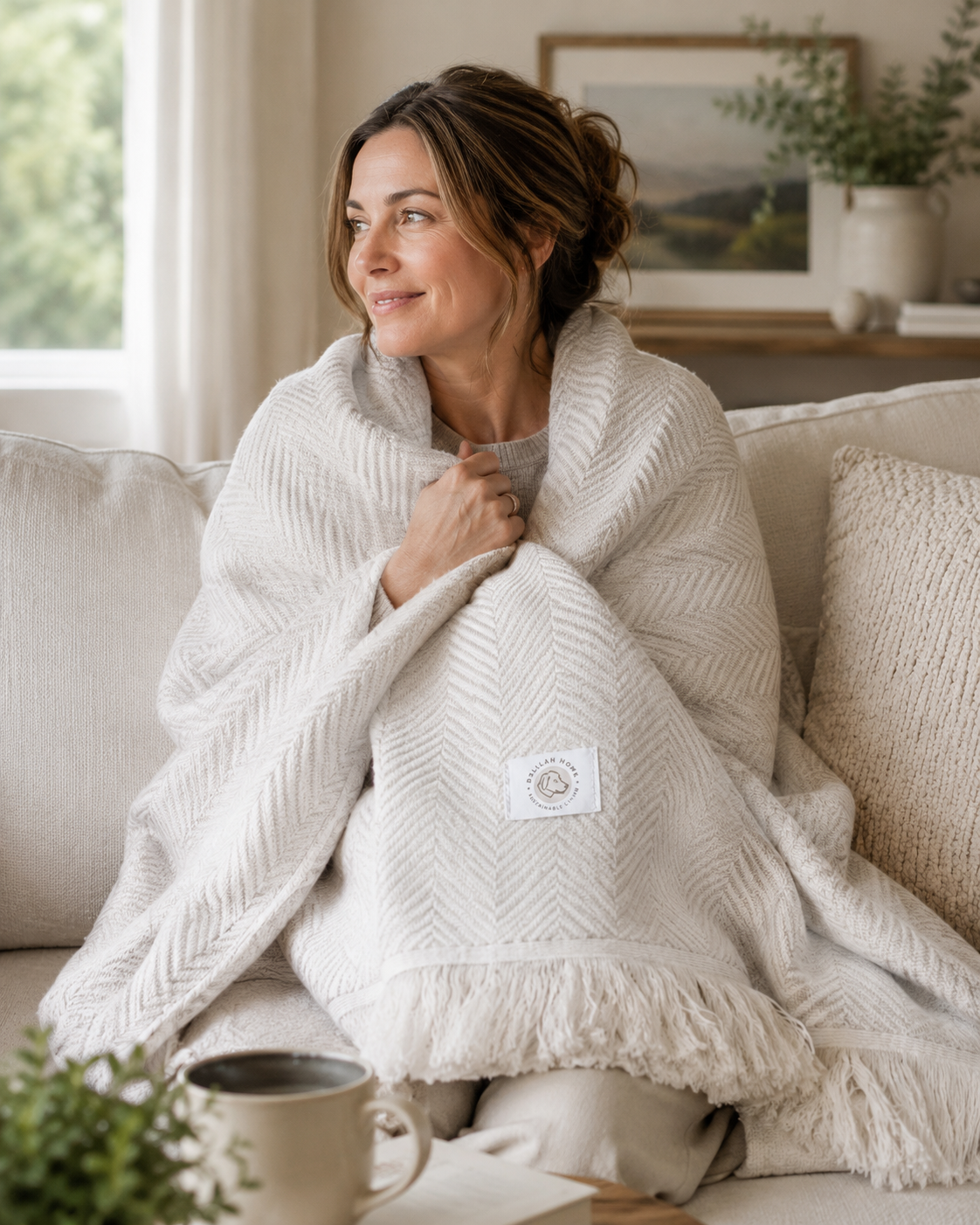 Organic Cotton Throw Blanket