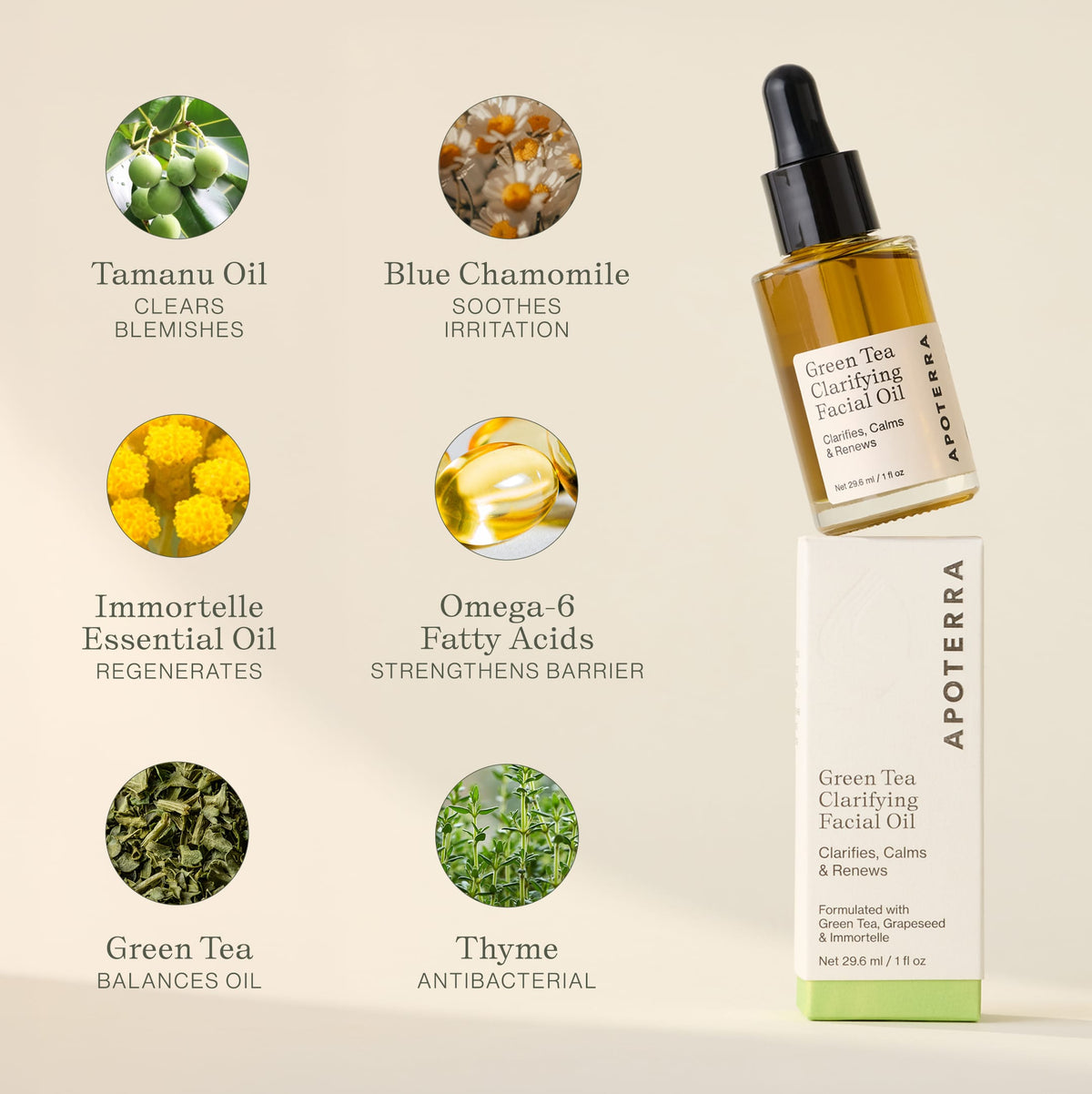 Green Tea Clarifying Facial Oil