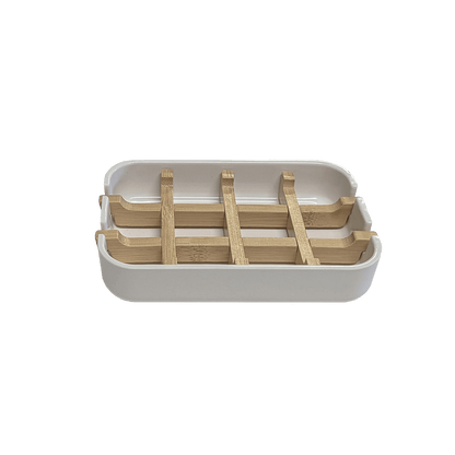 Bamboo Soap Dish with Removable Grid