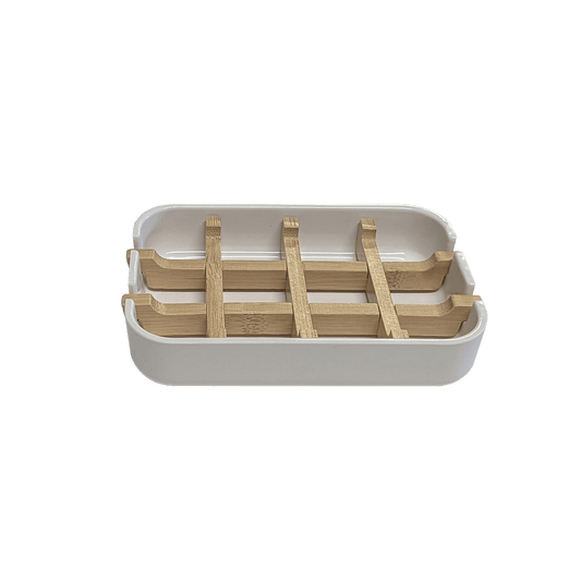 Bamboo Soap Dish with Removable Grid