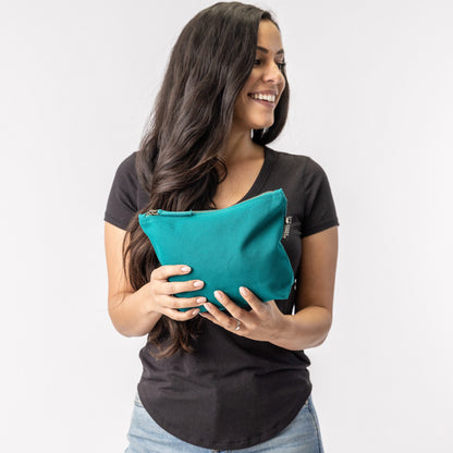 Organic Cotton Makeup Bag
