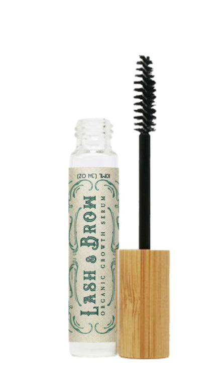 Organic Lash & Brow Serum – Castor Oil & Pearl Powder