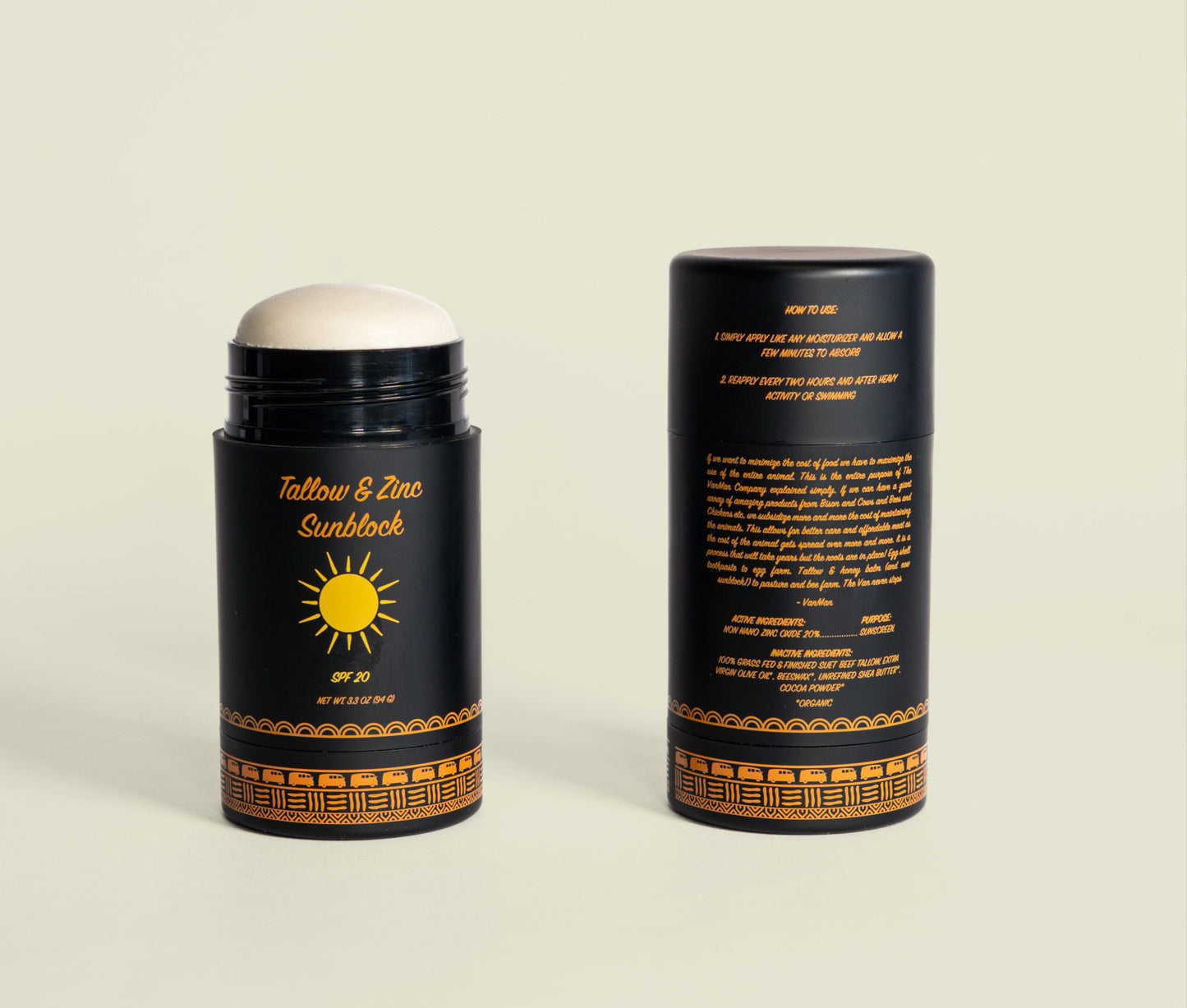 Tallow & Zinc Sunscreen
