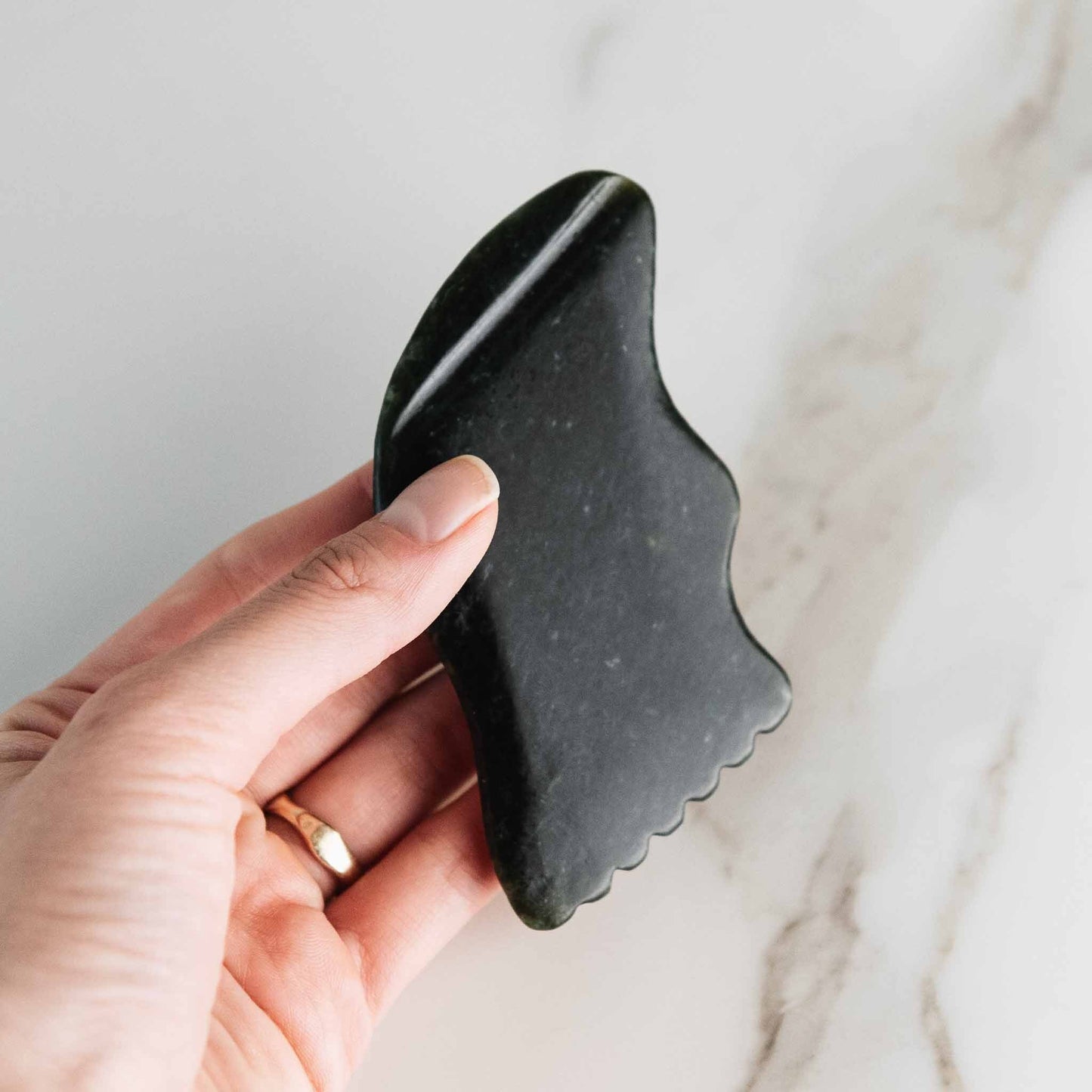 Black Nephrite Gua Sha Facial Tool