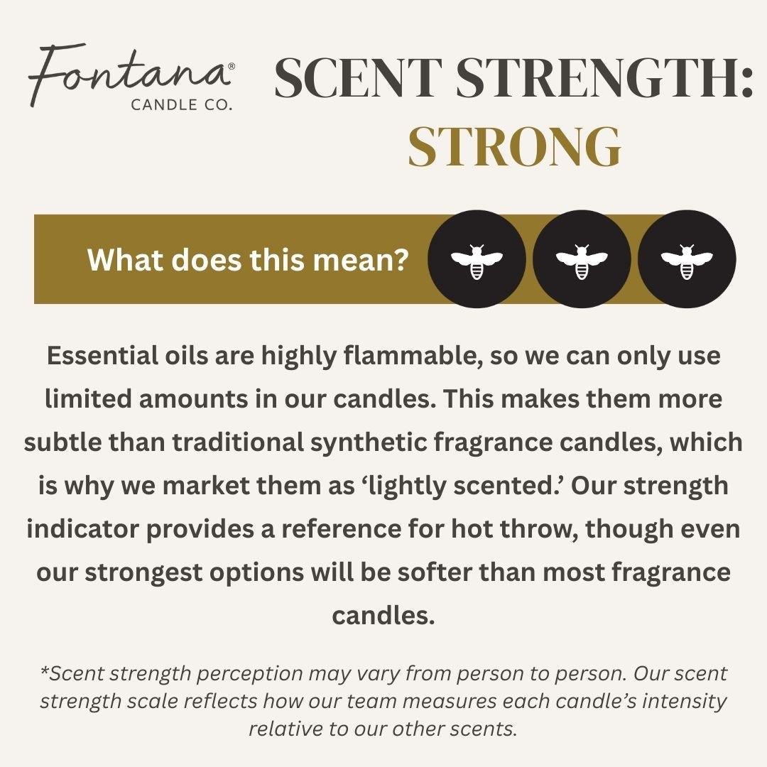 Warm Flannel Beeswax Candle