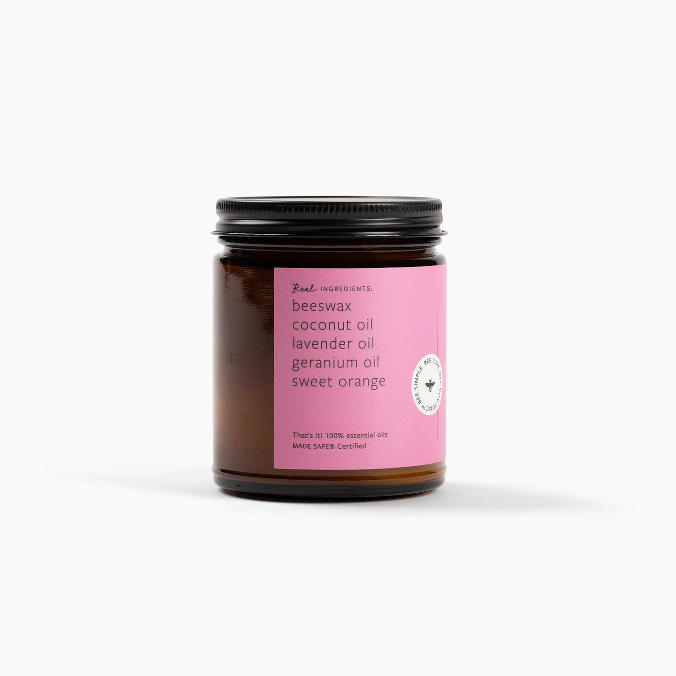 Wildflower Citrus Beeswax Candle