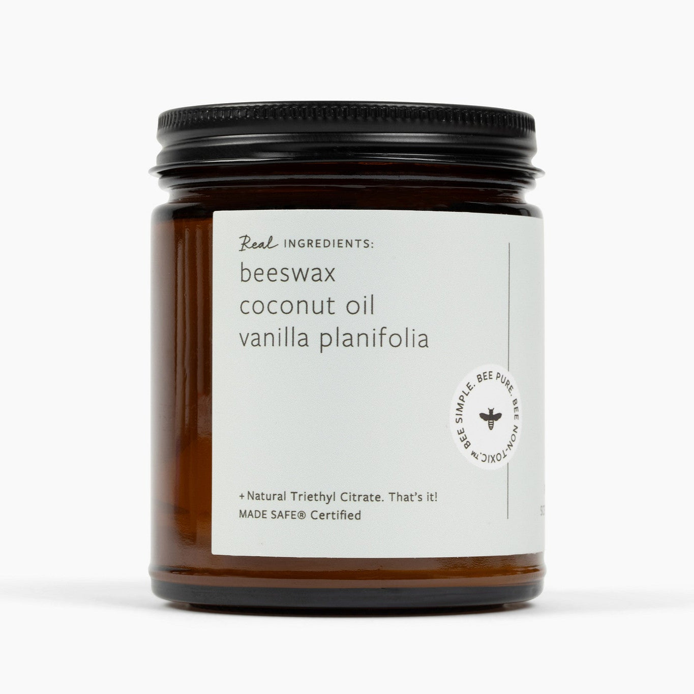 Pure Vanilla Beeswax Candle