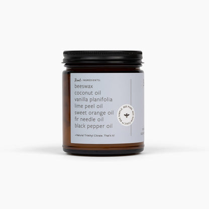 Sea Salt Beeswax Candle