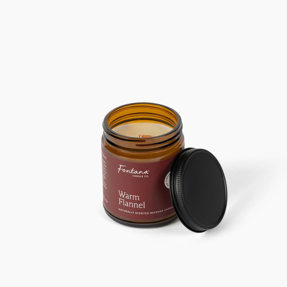 Warm Flannel Beeswax Candle